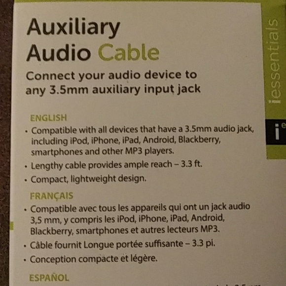 BRAND NEW Auxiliary Audio Cable - Picture 7 of 9